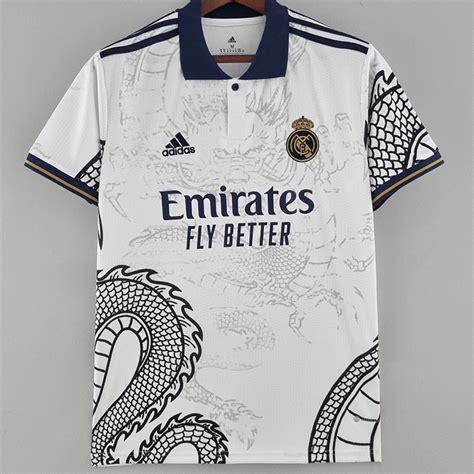 real madrid white dragon jersey|Real Madrid White Special Dragon Football Jersey。